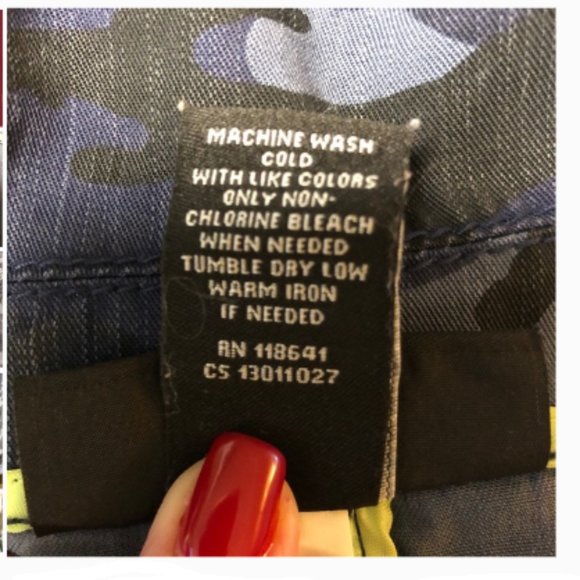 Lane Bryant Blue Camouflage Blue Jacket Size 18/20 - Picture 10 of 14